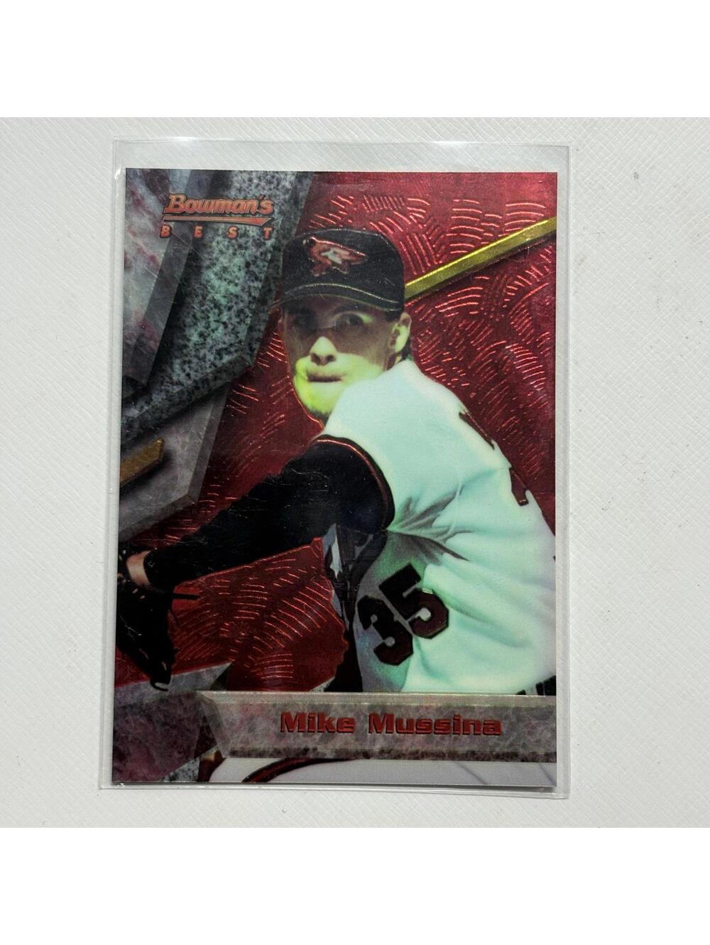 1994 Bowman's Best Mike Mussina Baseball Card